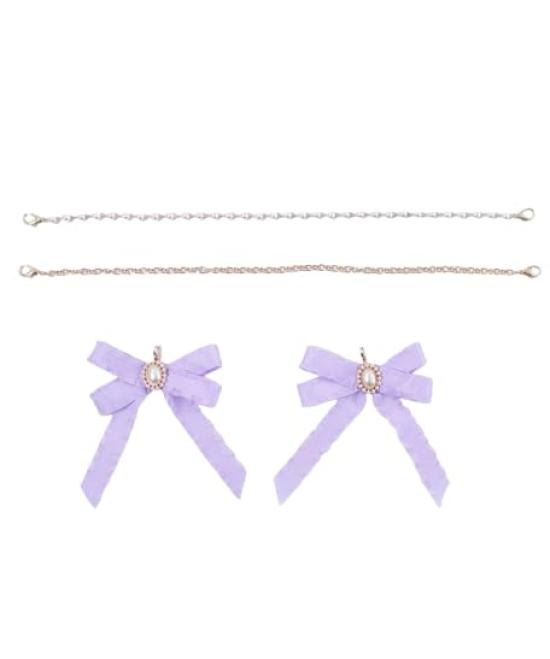 WEGO Ita Bag DIY Set with Sparkling Pearl Ribbon Perfect for Live and Size Light Purple (LL Size) Decorations, Oshikatsu, Events, Performances, Gifts,