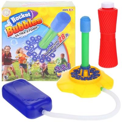 Soap Bubbles Rocket for Making Soap Bubbles Launcher Pump Liquid