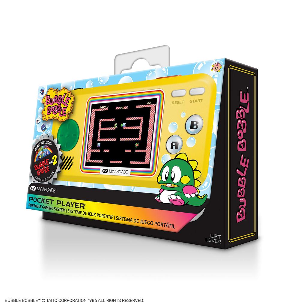 MyArcade Bubble Bobble Pocket Player Yellow & Black DGUNL-3248
