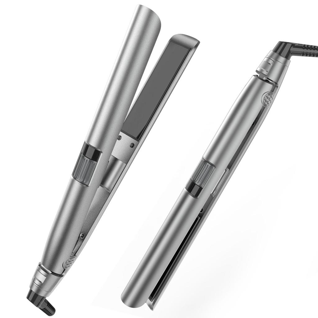 Hair Iron Straight VAPAKA Hair Straight Iron New to Rapid Heating Straight Curl 2way 26mm Hair Salon Beauty Appliance Hair Care Painless 360 Degree