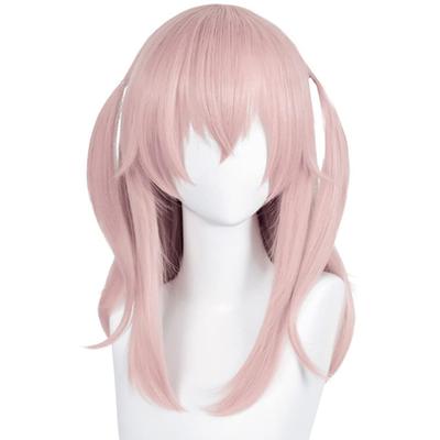 LAOBAO Cosplay Wig Inui Sasuka Heat Long Pink Twin Costume Accessory for Fancy School Cosplay Wig - - Resistant, Tails, Parties, Halloween, Dress,