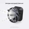 Clip Fan Solar USB Rechargeable Battery Fan Large Wind Cooling Handheld Hole Digging Electric Fan Multipurpose