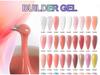 Nail Extension Gel Set: 24 Fine Glitter Colors for Phototherapy & Crystal Nails