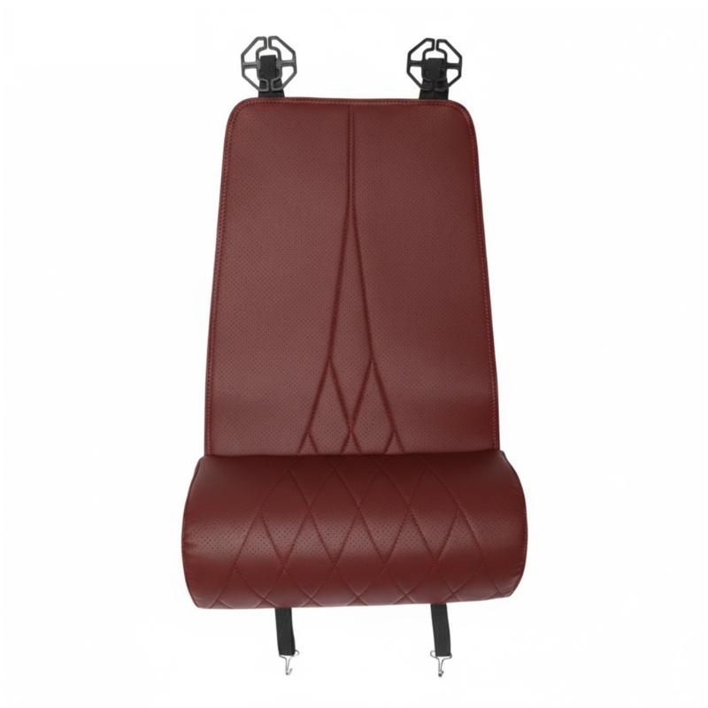 Extended Leg Rest Auto Seat Cushion Leather Universal Vehicle Fit Humanized Designs Vehicle Seat Pad for Fatigue Relief