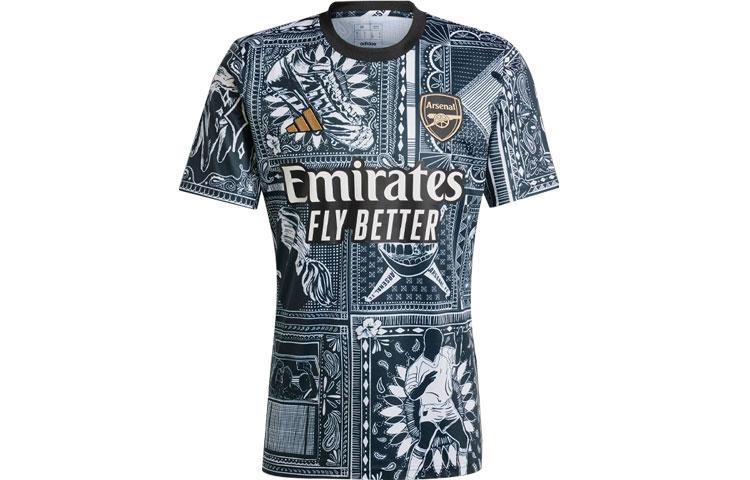 

Adidas Free Shipping With AdiClub Arsenal Ian Wright Pre-Match Jersey IQ2464 L