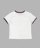 Hyui Alphabet Ringer Tee White
