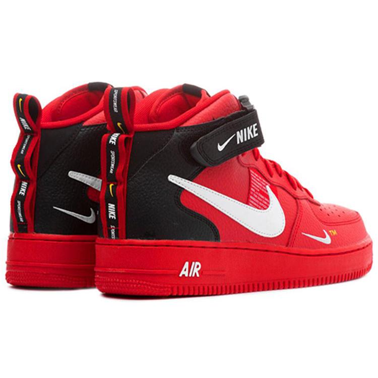 New Nike Air Force 1 Mid Utility University Red 804609-605