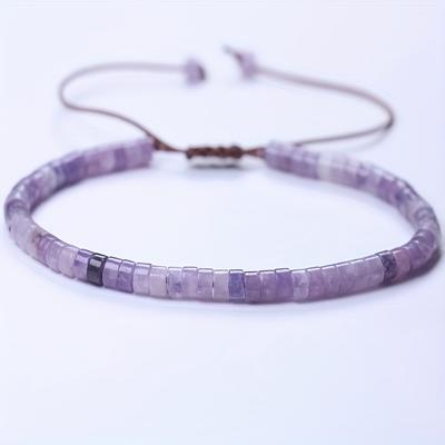 Braccialetto Tessuto con Perline Piccole, Gioiello Casual, Regalo di San Valentino alla Moda, Braccialetto da Donna Regolabile
