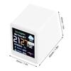 Desktop Electronic Clock LCD Display Calendar Temperature Weather Forecast Station Support WiFi Networking Electronic Clock