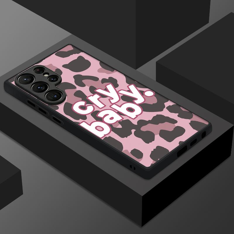 Magnetic For Magsafe Case For Samsung Galaxy S26 Ultra S25 Edge S24 S23 S22 Plus S21 FE Fashion Letter Pattern Hybrid Matte Cover