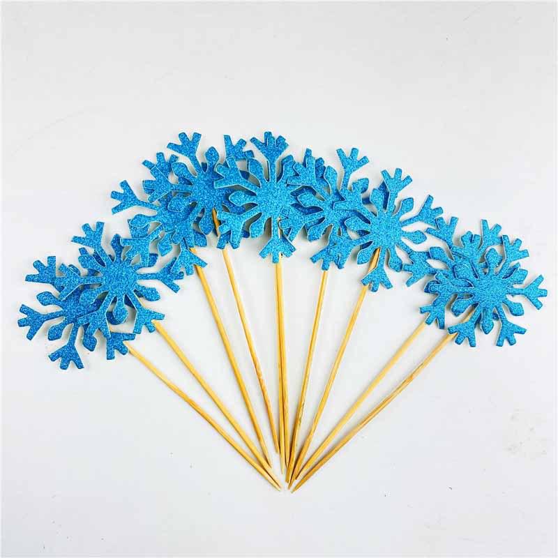 

Elsa Inspired Snowflake Birthday Cake Topper