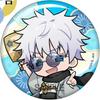 Anime Jujutsu Kaisen Merchandise Gojo Satoru Geto Suguru Fushiguro Toji Nanami Kento Ieiri Shoko Badge Pin Collection Official