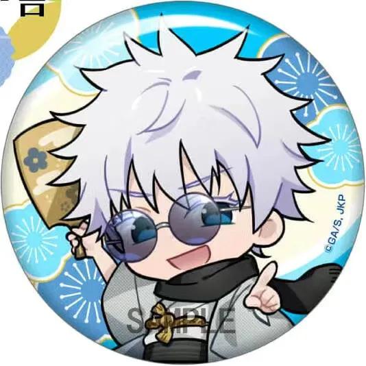 Anime Jujutsu Kaisen Merchandise Gojo Satoru Geto Suguru Fushiguro Toji Nanami Kento Ieiri Shoko Badge Pin Collection Official