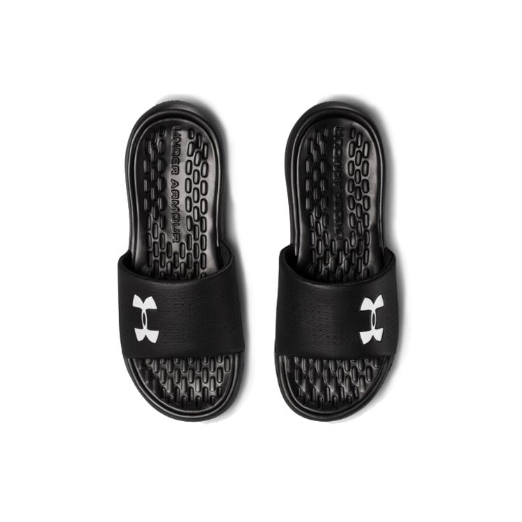 Under Armour Playmaker Fixed Strap Slippers Black 3000061-001