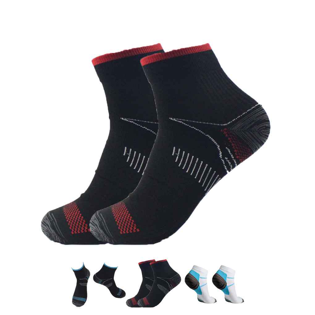 Foot Compression Socks Good Elasticity Plantar Fasciitis Heel Spurs Pain Knit Socks Stimulating Circulation Stockings