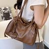 Women's Large Capacity Soft Leather Underarm Tote Bag, 2025 Commute.