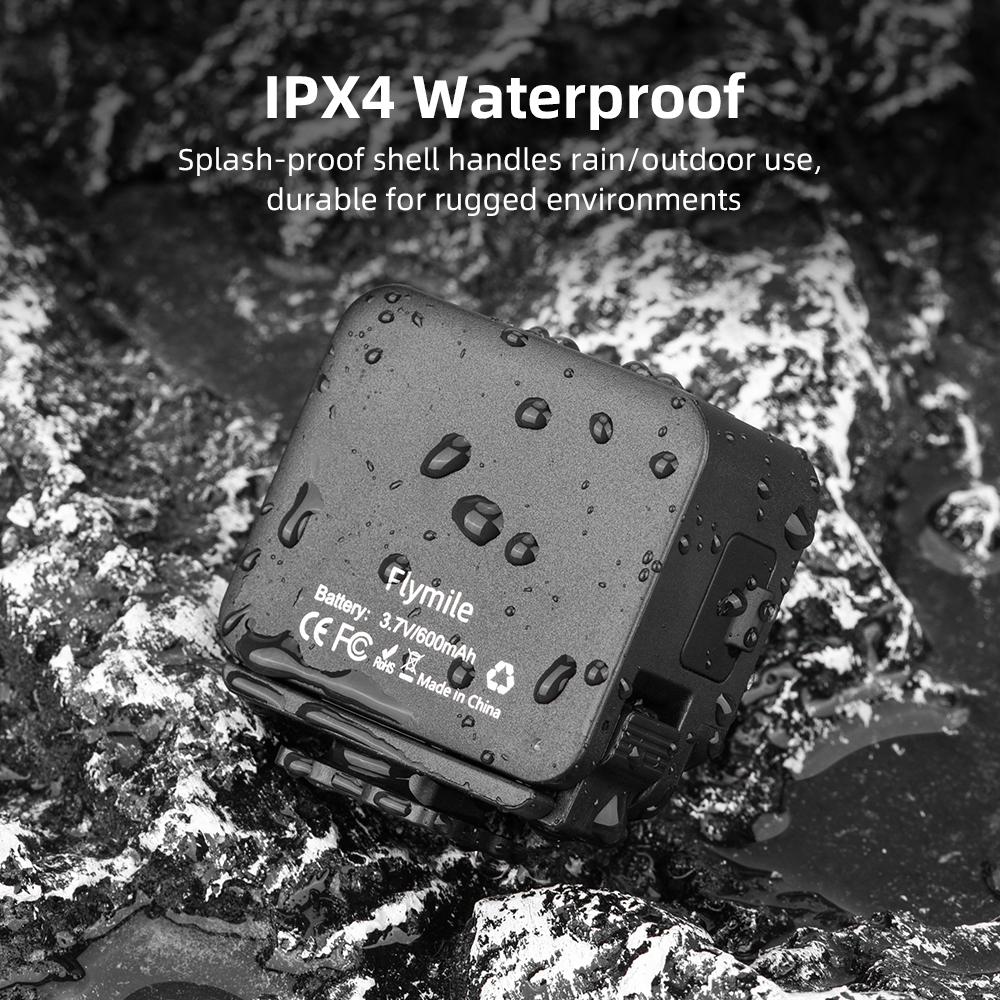 Flymile Magnetic Mini Light for DJI Osmo Pocket 3/Action 4/5 Pro IPX4 Water Resistance Brightness 4 Levels Live Vlogging 600mAh
