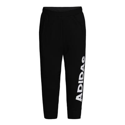 PT 34 KN Pantalones Cortos Casuales Versátiles Cómodos Elásticos Largos con Letras Tres Cuartos para Hombre Pantalones Cortos Negros DM3408
