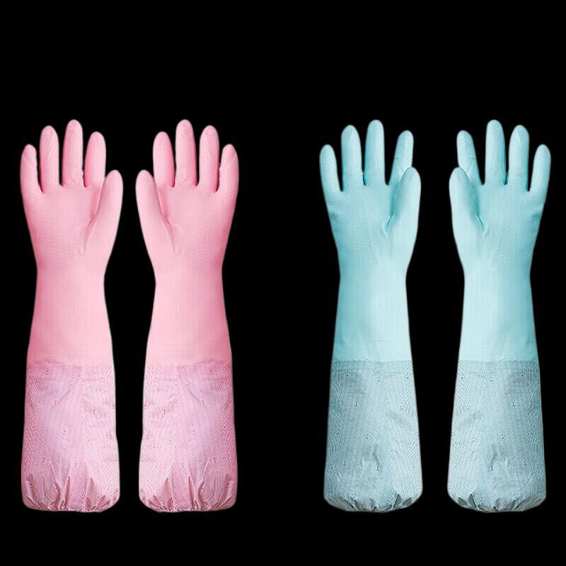 Chahua PVC Fleece-lined Dishwashing & Laundry Gloves