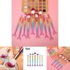 Makeup Brush Set With Nylon Bristles For Eyeshadow And Powder Application Perfect For Beauty Enthusiasts