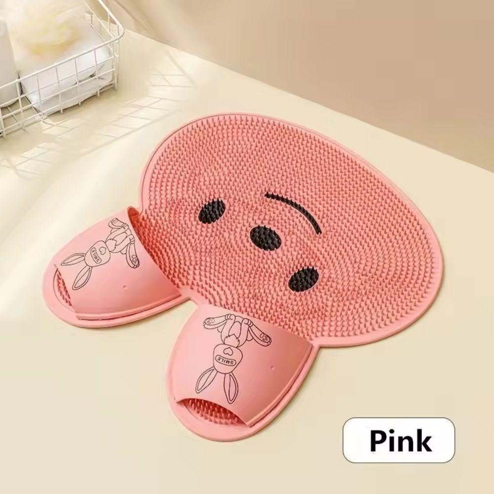 Non-Slip Silicone Massage Mat Thickened Shower Mat High Quality Cozy Foot Wash Tool  Foot Care