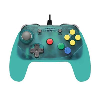 RETRO FIGHTERS Brawler64 V2 Controller Wired New Digital Analog Rumble Pak Memory Pak Turbo Function N64™ - Blue/Turquoise, Connection, Z-Trigger,