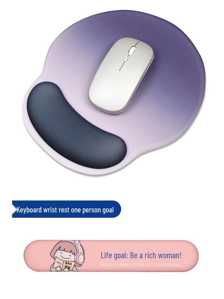 Ergonomic Silicone Anti-Slip Mouse Pad with Wrist Support