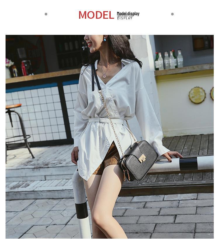 2019 Spring Korean Style Women's Versatile Crossbody Bag with Chain