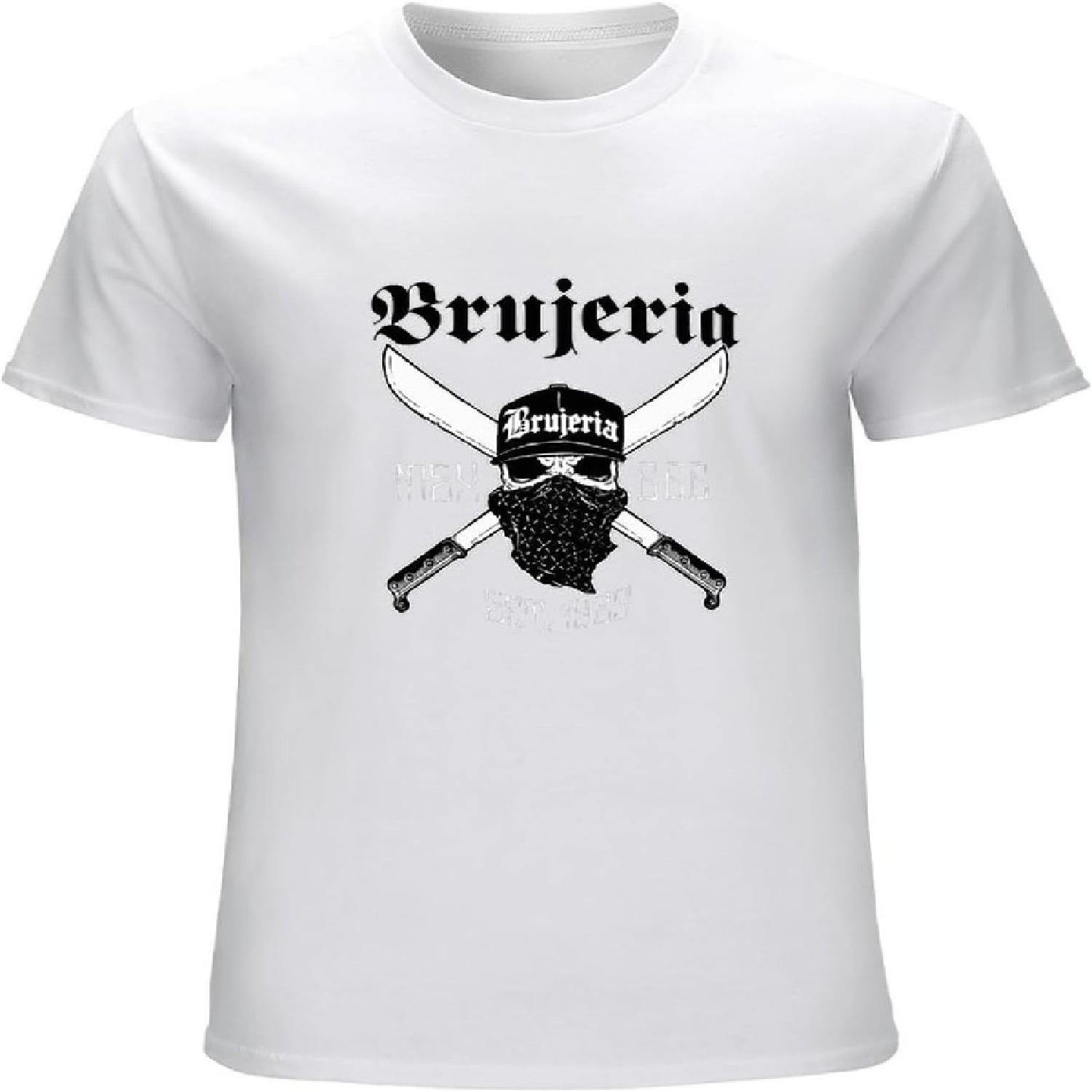 AOXINDA Brujeria Metal American Band T-Shirt T-Shirt White XXXXXL белый