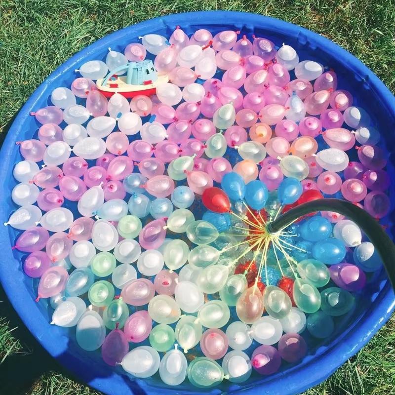 111Pcs Fast Fill Water Balloons Water Splashes Fun Splash Toys for Pool Party Beach Outdoor Team Games Festival Events