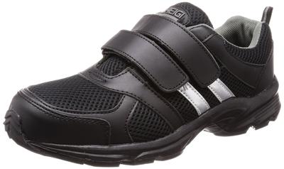 Heigy CM-1711M Men's Lightweight Safety Shoes for Light Work, Velcro Toe Cap, Size 27.0 Cm, Black