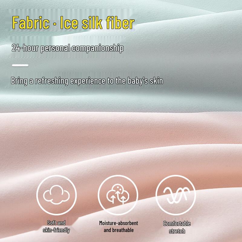 Langsha Girls Ice Silk Antibacterial Briefs (4-Pack)