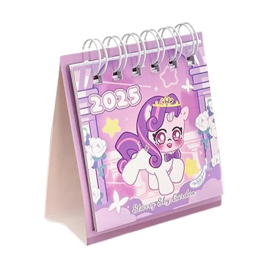 2025 Mini Schreibtisch Kalender Cartoon Monatliche Planer Kalender August. 2024 bis Dezember. Kalender 2025