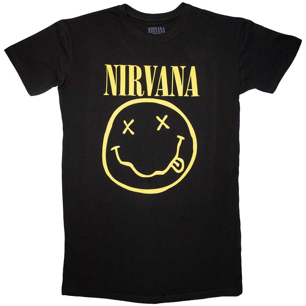 

26 Ladies Nirvana Yellow Happy Face Dress Fit Official Tee T-Shirt Womens Unisex T-Shirt M
