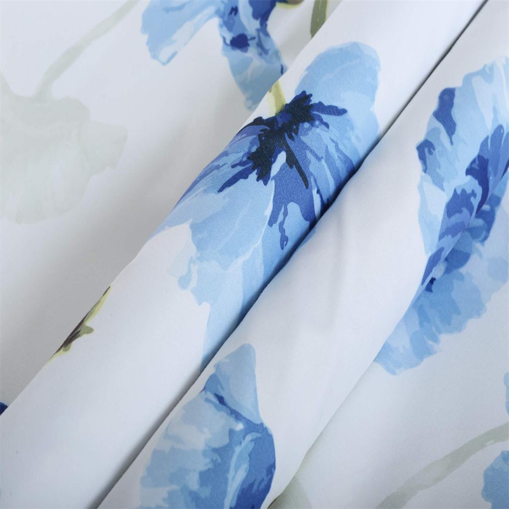 Farge Vakkert Blomsterdesign Solskjermingsgardiner Luksuriøs Stue Hjemmegardin Jenterom Dekorasjon Tynn Gardiner 2 Stykker