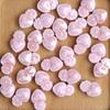 Glazed Ceramic Heart Beads with Vertical Holes for DIY Jewelry and Crafts