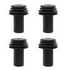 Pack of 4 Gutter Extension Covers Sturdy Silicone for Efficient Rainwater Drainage and Landscape Protective Daily Use