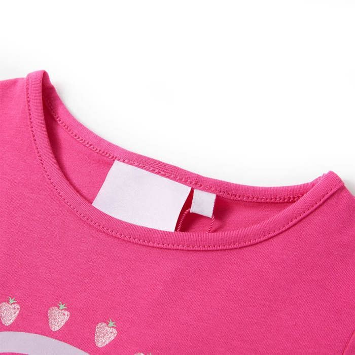 T-shirt pour enfants rose foncé 92/104/116/128/140