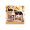 Spilay DIY Wooden Miniature Dollhouse Kit with Furniture Set, Decorative Ornaments, and LED Lights, 3D Puzzle Toy for Kids, Friends, and Lovers,