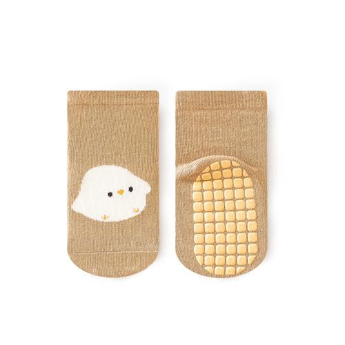 Newborn Boy Girl Cotton Anti-Slip Floor Socks Spring Autumn Korean Cute Cartoon Toddler Socks Children Rubber Soles Sports Sock