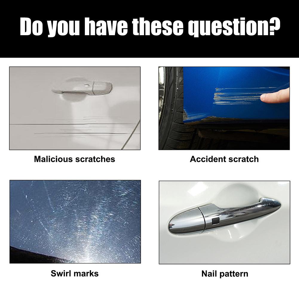 60g Auto Kratzer Reparatur Poliercreme Paste Wasserdicht Langlebig Auto Kratzer Abdeckpaste mit Schwamm Autopflegewerkzeug