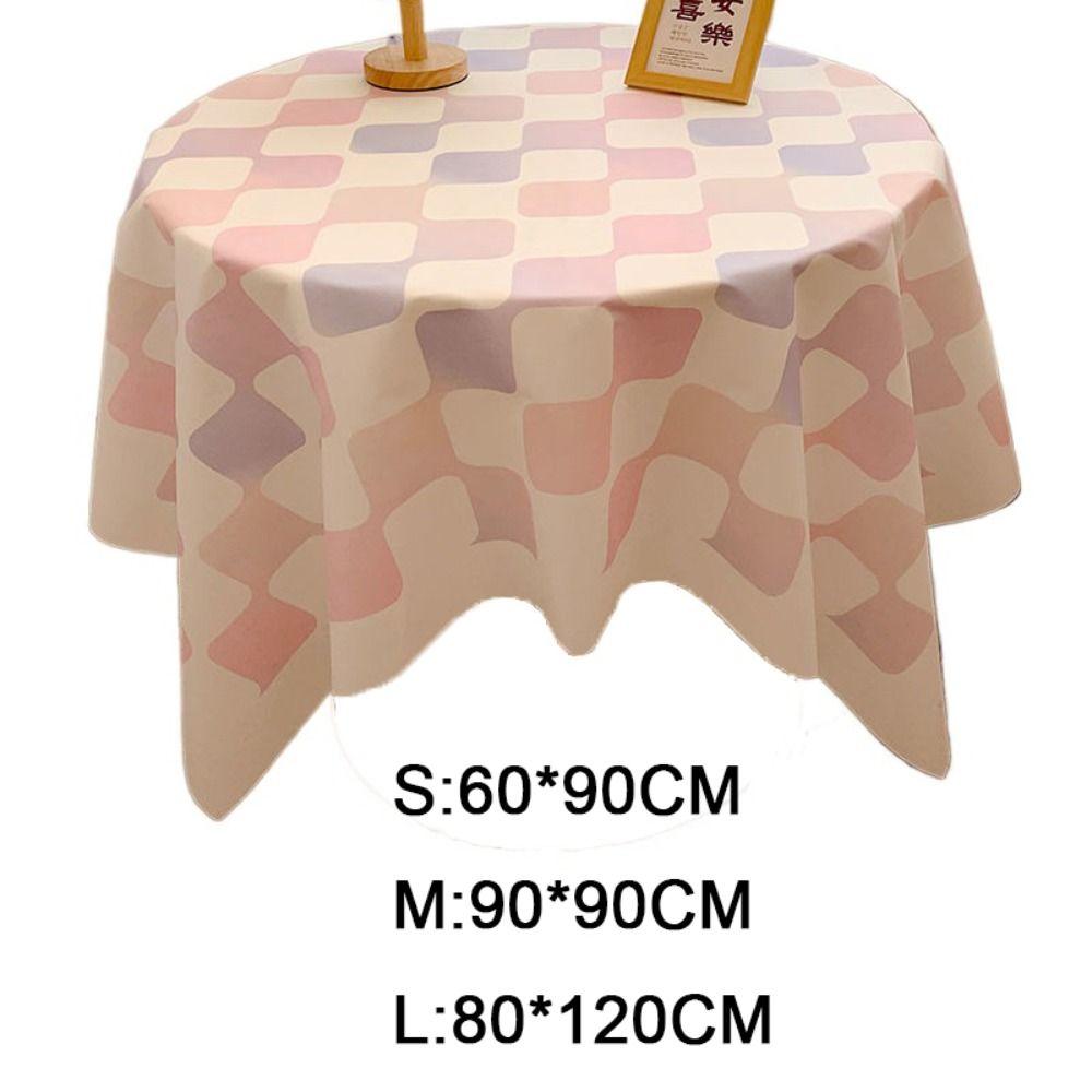 Cotton Checkerboard Tablecloth Korean Style Table Cover Set Prop Plaid Tablecloth  Coffee Table