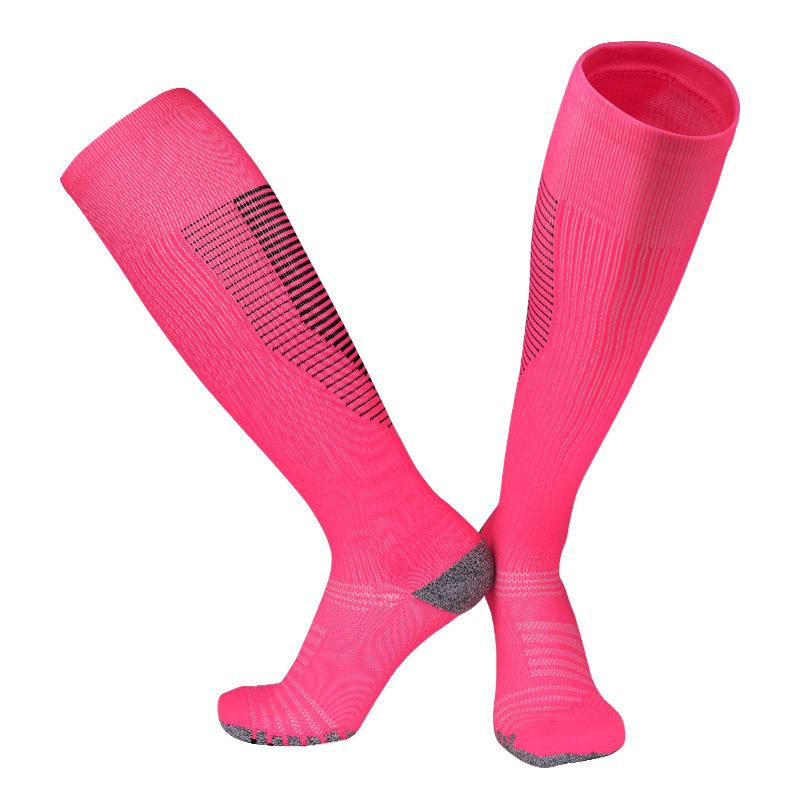 2026 Men's Professional Soccer Socks Socks Men's and Women's Casual High Over the Knee Towel Sole Non-Slip Sports Socks