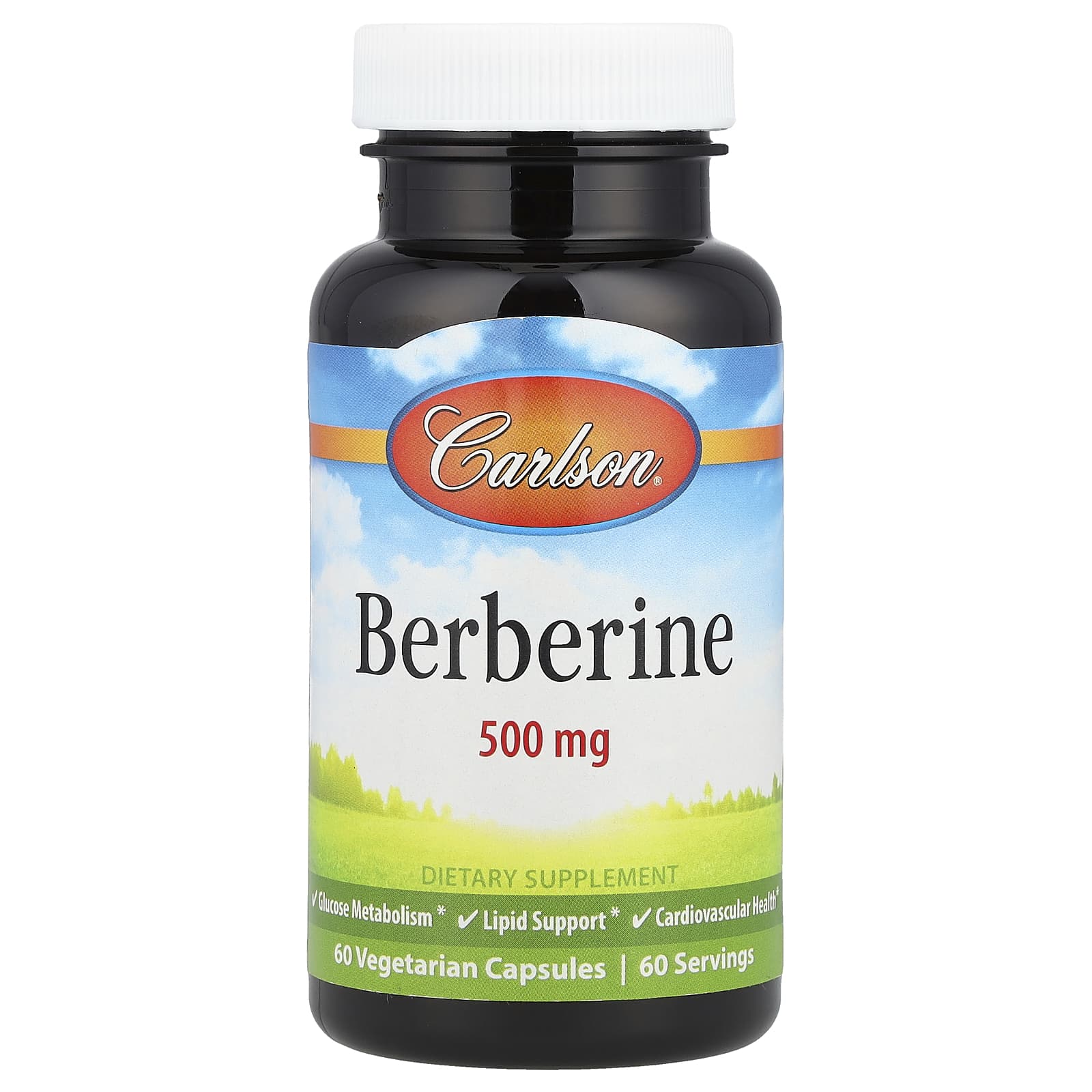

Berberine, 500Mg, 60 Veggie Capsules