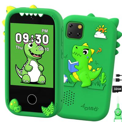 Gaming Educational Audio Popular Toy for Ages Elementary School Birthday Entrance Birthday 32GB TF Card Included Kids' Smartphone, Smartphone-Shaped