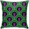 Overlook Hotel Teppich Aus The Shining Lila Grün Kissenbezug Gemütlich Quadratisch Kissenbezug Heimdekoration für Bett Couch Sofa Lila Grün,