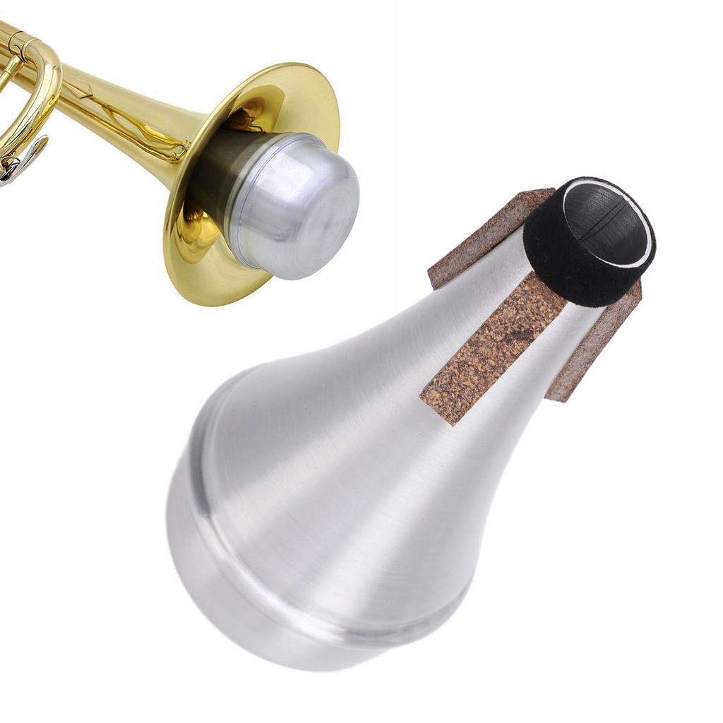 Trumpet Mute Reduce Noise Aluminum Alloy Universal Trumpet Mute Silencer for Practice
