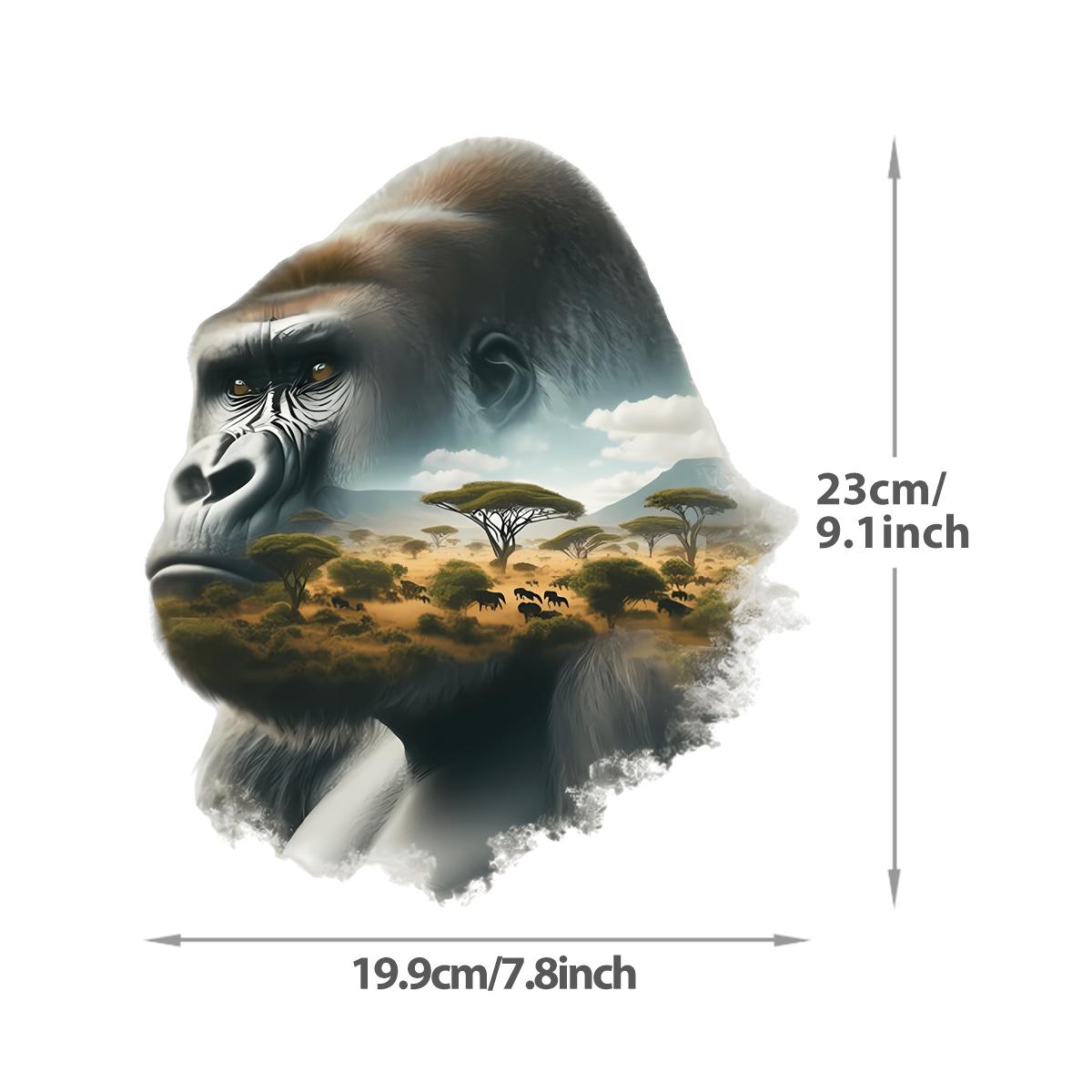 

Большой фон с изображением животных Термопереводные наклейки Тигр Лев Слон Наклейка на одежду Термопресс Аппликация Футболка Бумага для самостоятельного переноса