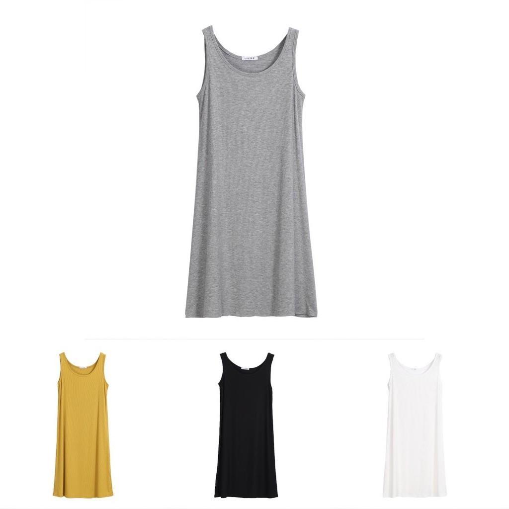 Women Sleeveless Long Tunic Dress With Premium Quality Cotton Blend For Effortless Style
