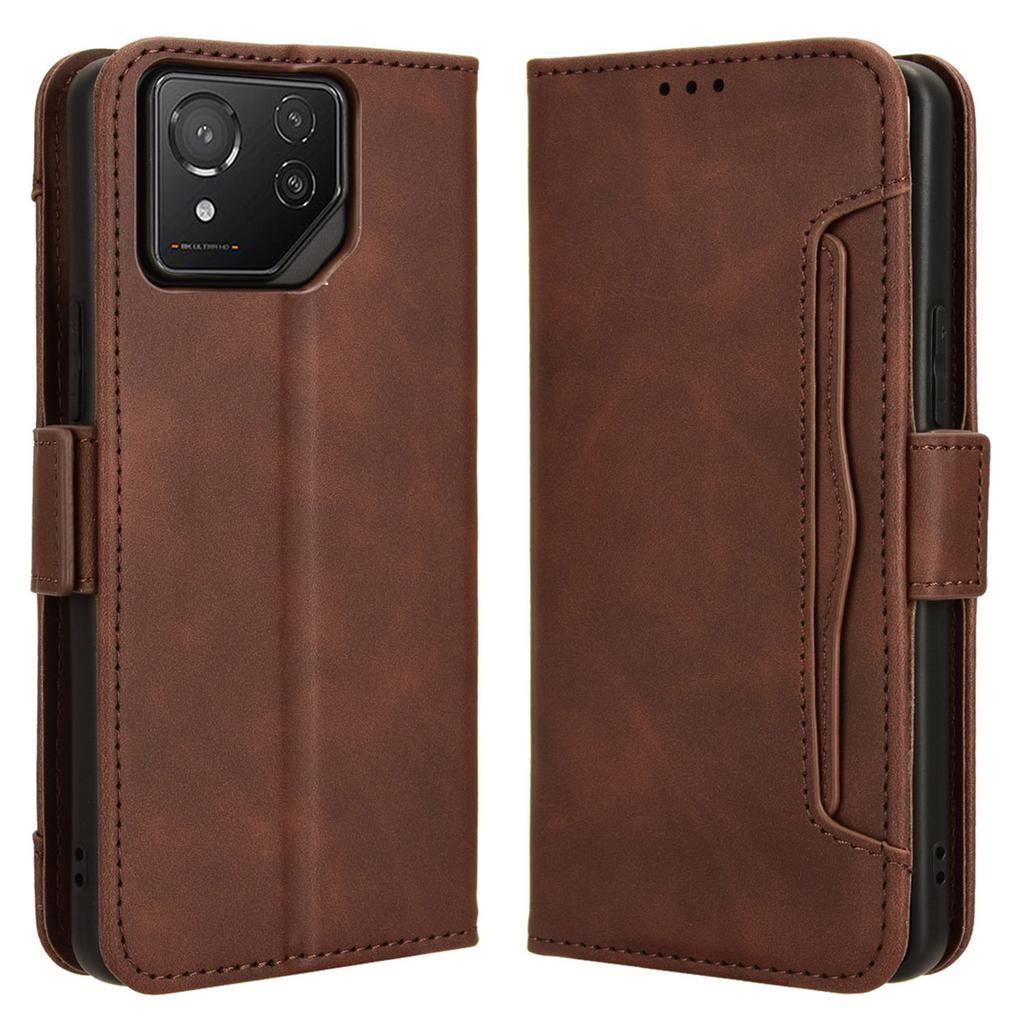 For Asus ROG Phone 8 Pro 5G/8 5G Case Stand Leather Cover with Multiple Card Slots